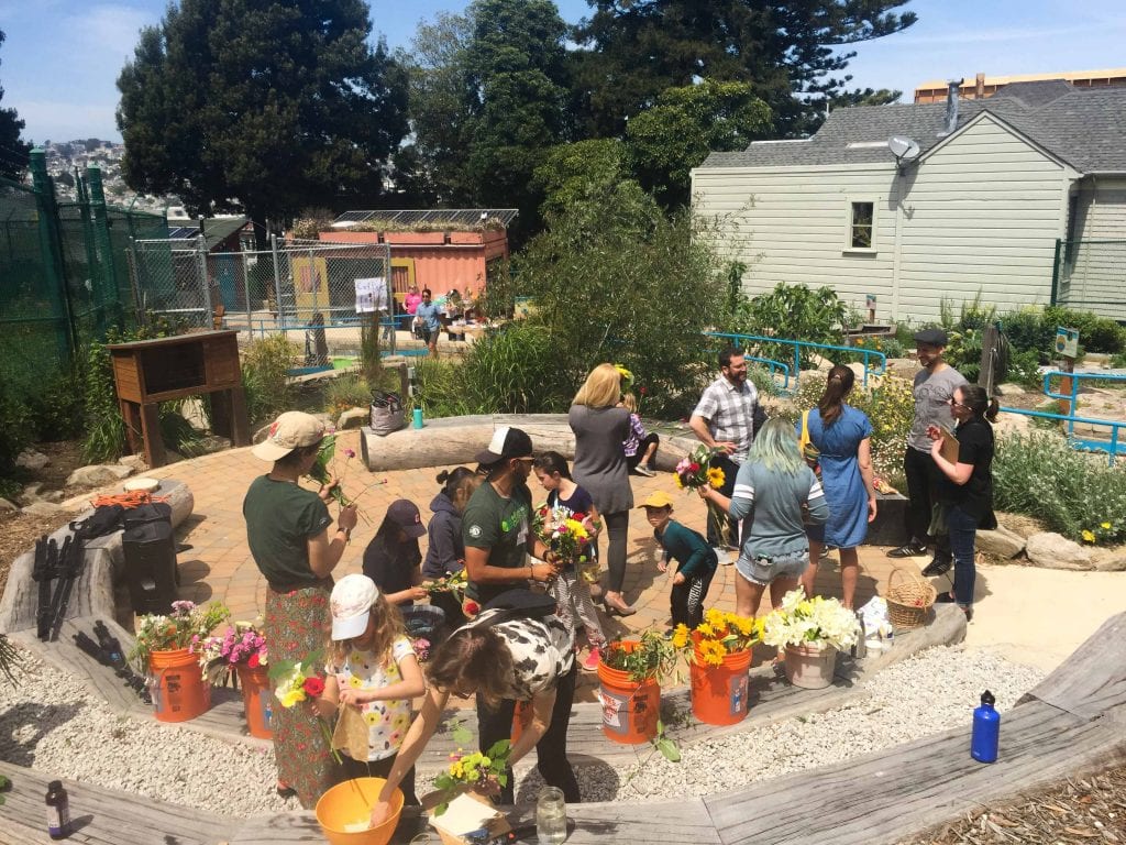 CollegeField Trip to Hill Learning Garden in Bernal Heights SF