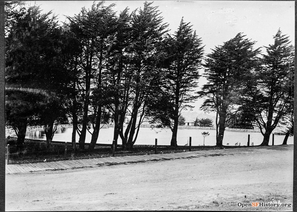 Open SF History Photo of College HIll Reservoir