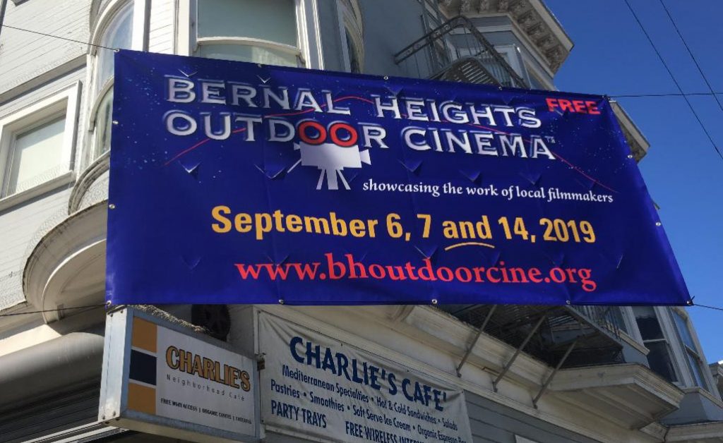 Bernal Heights Outdoor Cinema Banner 2019